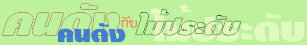 คนดังกับไม้ประดับ